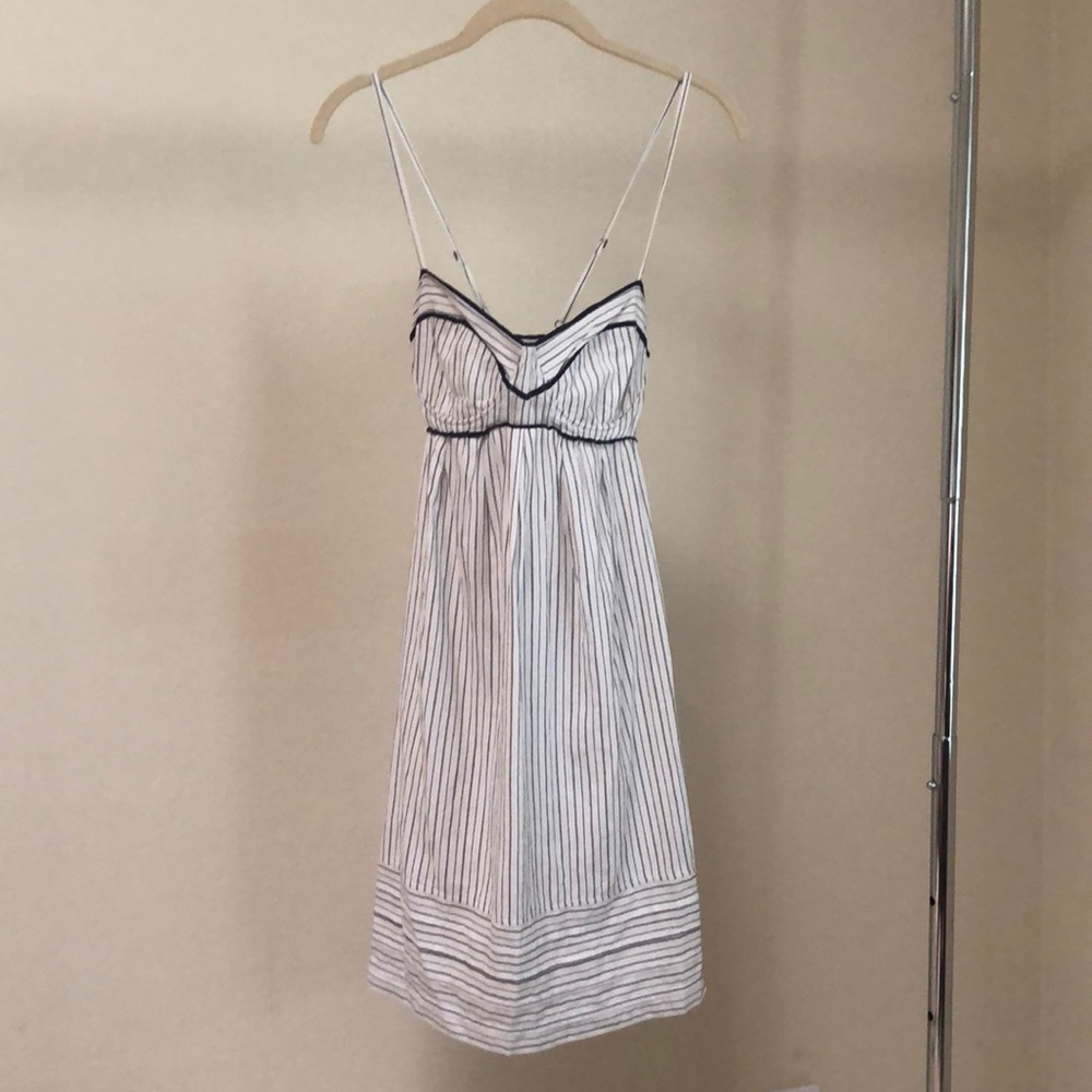 Billabong blue & white striped dress